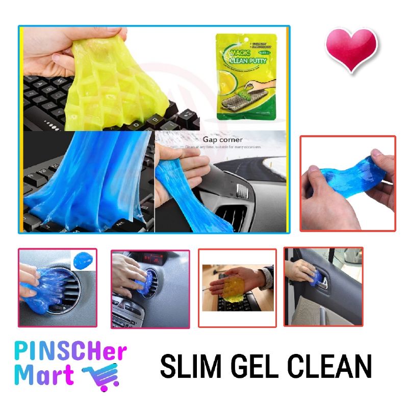 Super Slime Jelly Cleaner Gel pembersih Debu Keyboard PC Laptop Dashboard Mobil