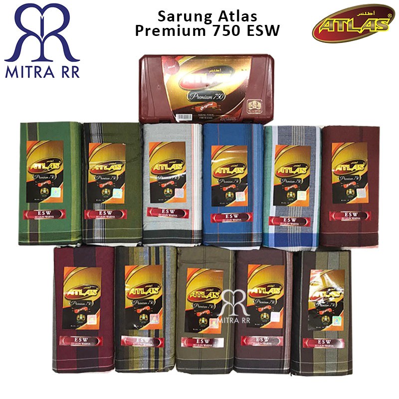 Sarung Atlas Premium 750 ESW Es Lilin Warna Sarung Tenun Dewasa