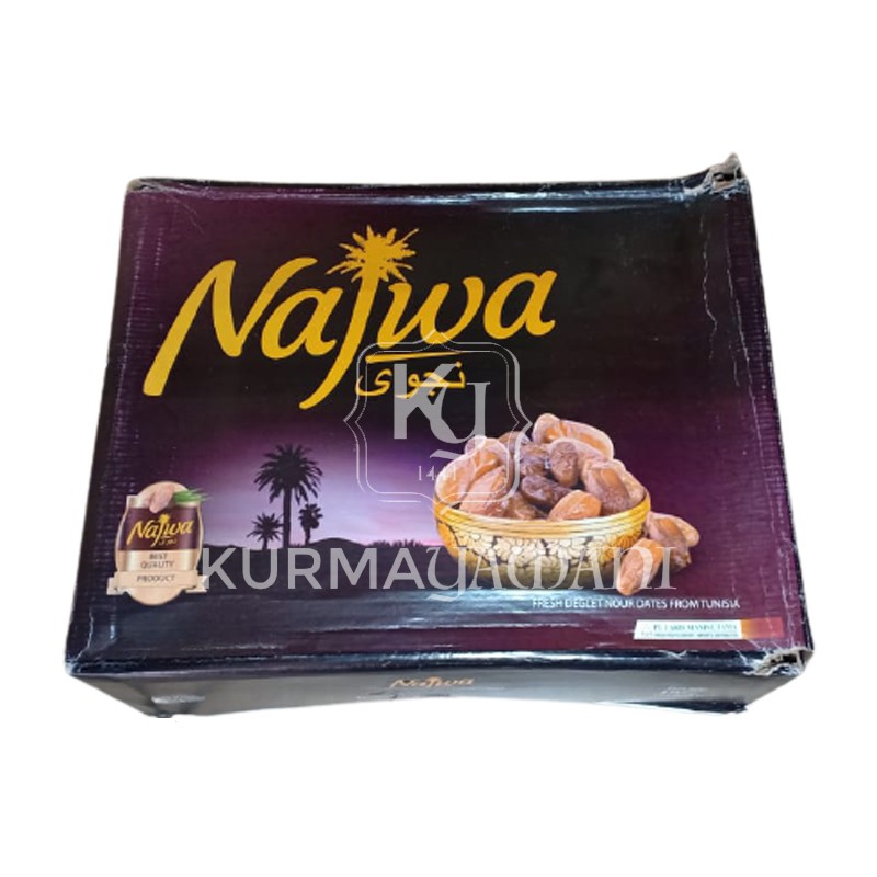 Kurma Najwa 10 Kg / Kurma Tangkai Tunisia Madu 10 Kg / Kurma Deglet Nour / Kurma Madu