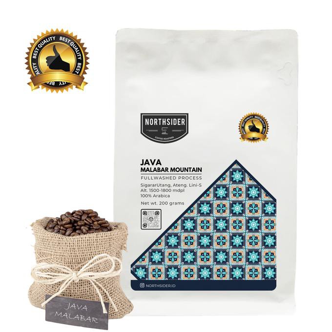 

KOPI ARABIKA - JAVA MALABAR ARABICA SPECIALTY COFFEE WASHED NORTHSIDER - BIJI KOPI