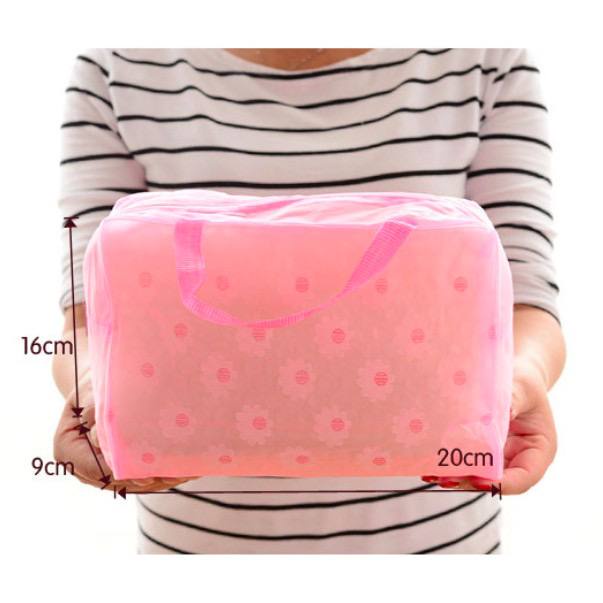 JT - Tempat Make Up Dompet Tas kosmetik Anti Air Bahan PVC Cosmetic Organizer Travel Bag