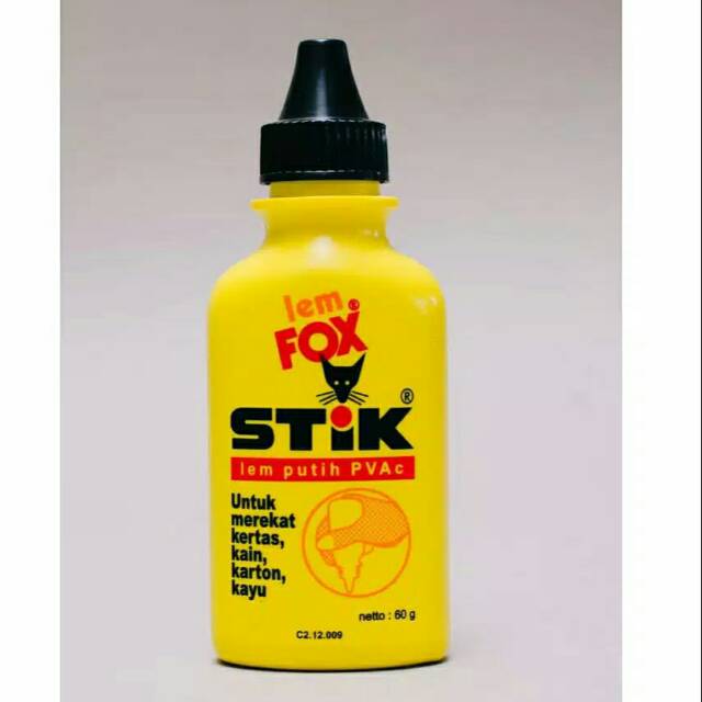 

Lem Stik Fox 60 Gram/Lem Putih PVAc