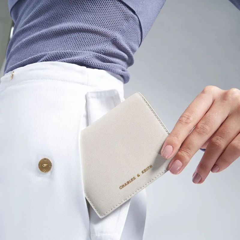 9.9 SALE | CK Evelynn Snap Button Mini Wallet