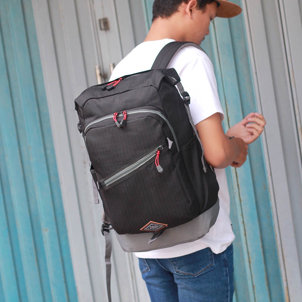 Tas Ransel Punggung Backpack Pria Cowok Adventure Gearbag Semi Carrier Kerja Kuliah Sekolah Original Kuat Traveling Backpacker  BA244