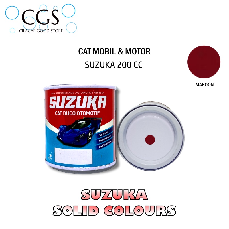 Cat Suzuka MAROON S38 200cc - cat motor merah maron - cat mobil merah maron - cat merah maroon - cat