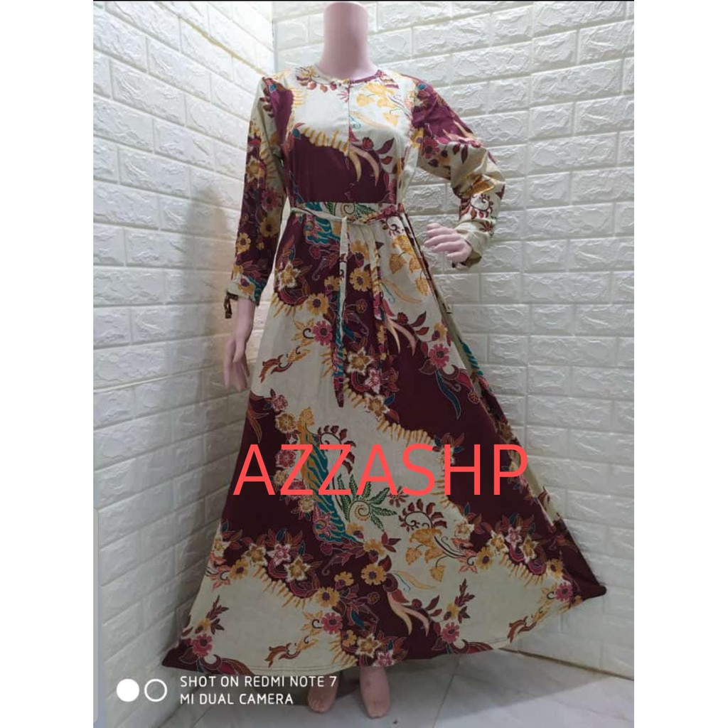 GAMIS BATIK STRETCH DEWASA