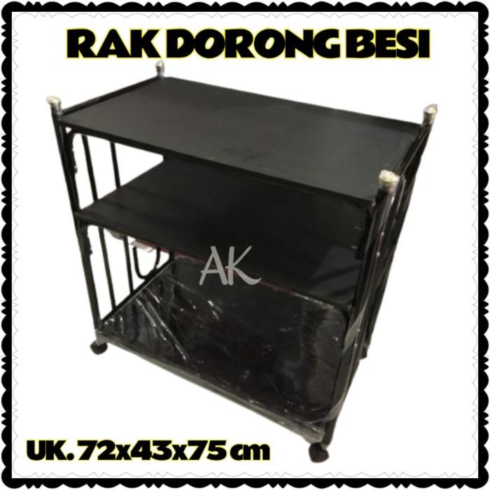 RAK DORONG RANGKA BESI - RAK TV SUSUN SERBAGUNA