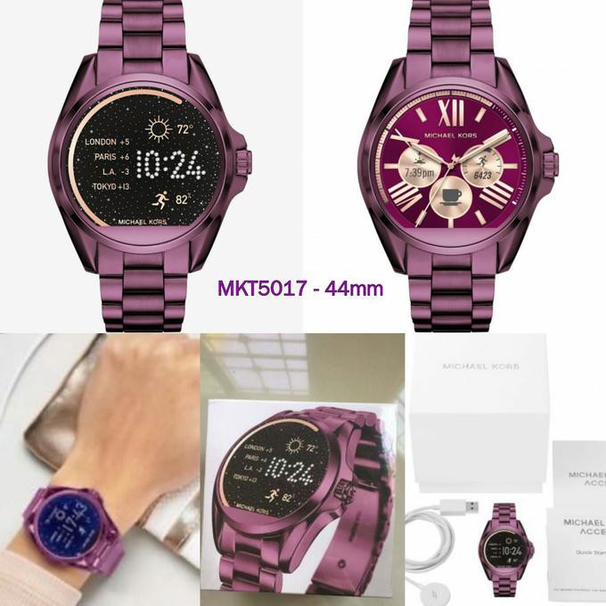 mk smartwatch purple