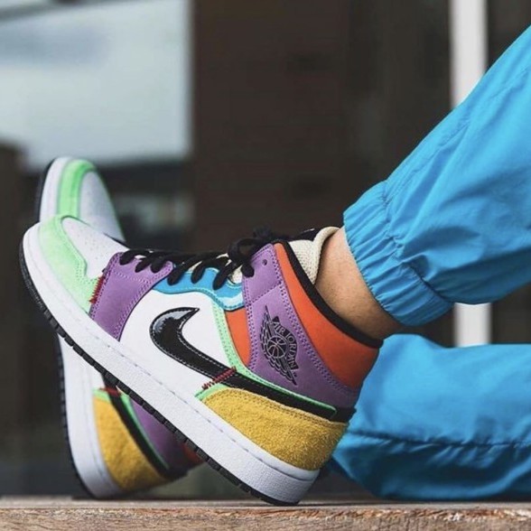 nike air 1 multicolor