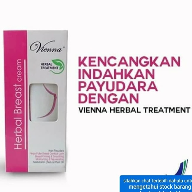 VIENNA HERBAL BREAST CREAM 80ML KRIM PENGENCANG PAYUDARA WANITA