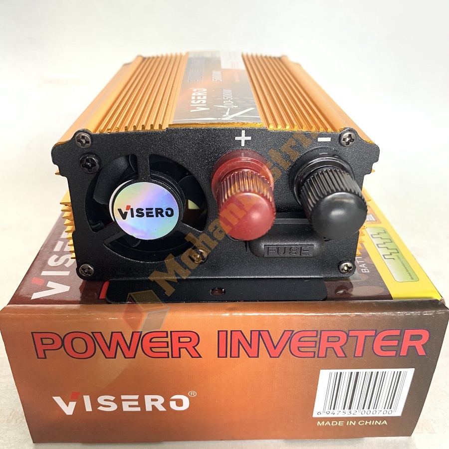 POWER INVERTER VISERO 500 WATT 500W DC 12V to 220V PENGUBAH ARUS