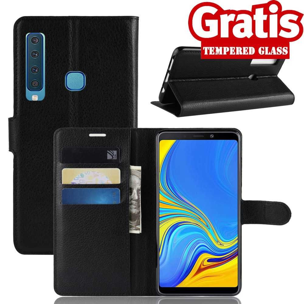 Pruduck original Samsung A9 2018 Dompet Kulit PU Flip Case