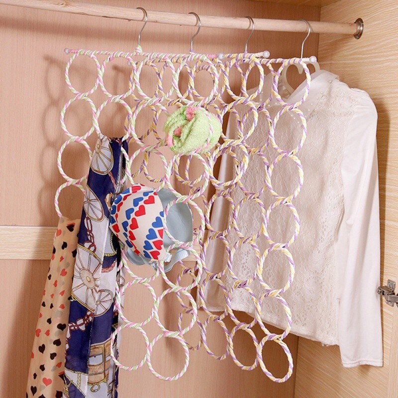 Hanger Jilbab Syal 28 Ring Hanger Unik Gantungan Hijab Bulat Ring