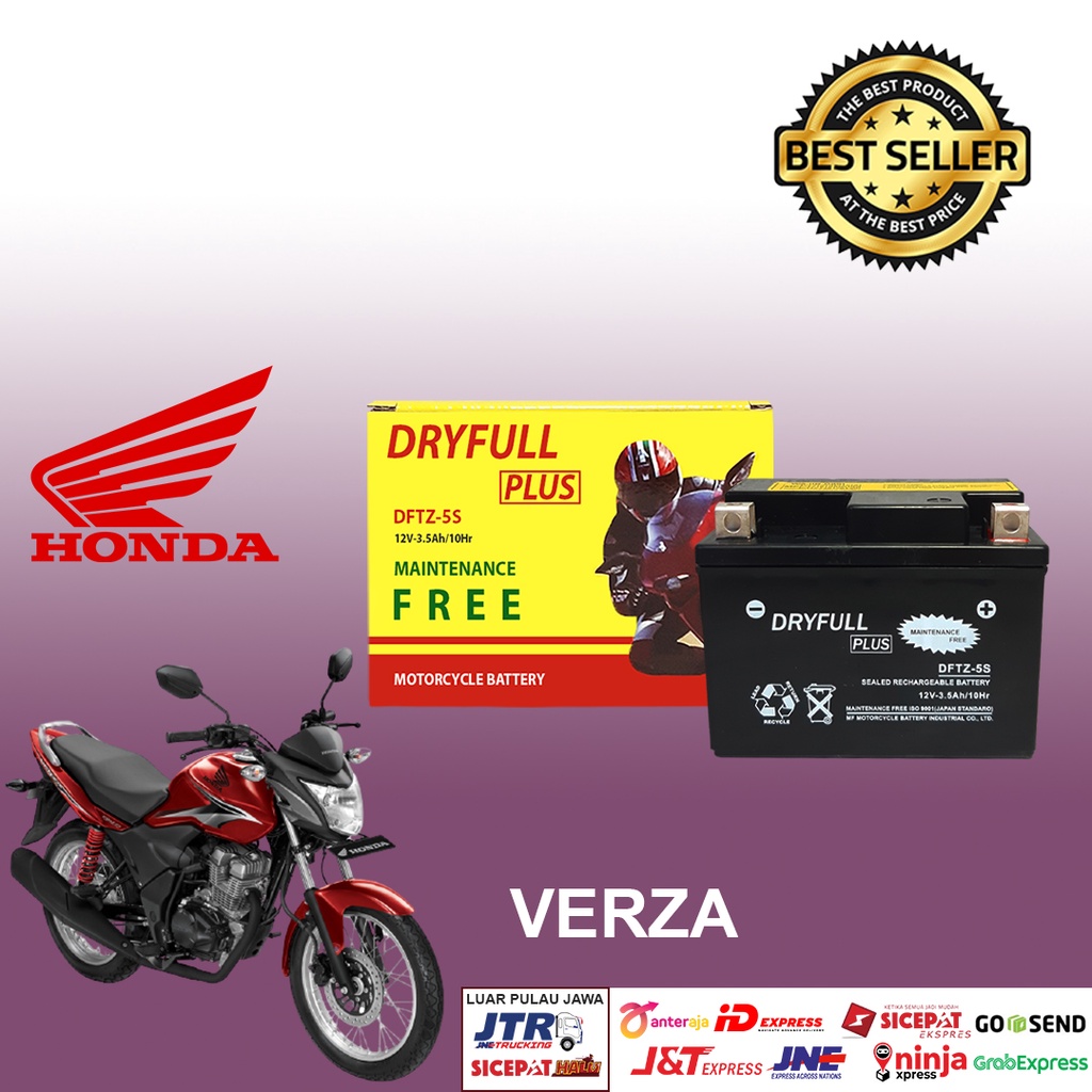 Jual Aki Motor Honda Verza Accu MF GTZ5S AKI DRYFULL DFTZ5S | Shopee