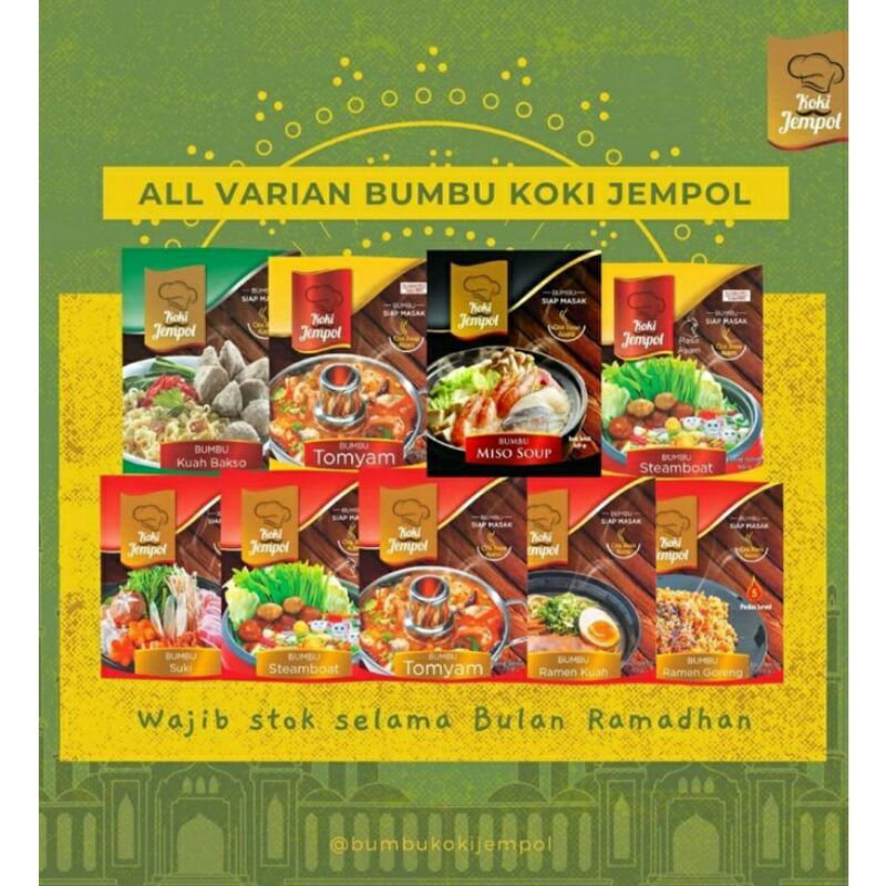 

Best Koki Jempol/Tomyam/Suki/Steamboat/Ramenkuah/Ramengoreng/Kuahbakso