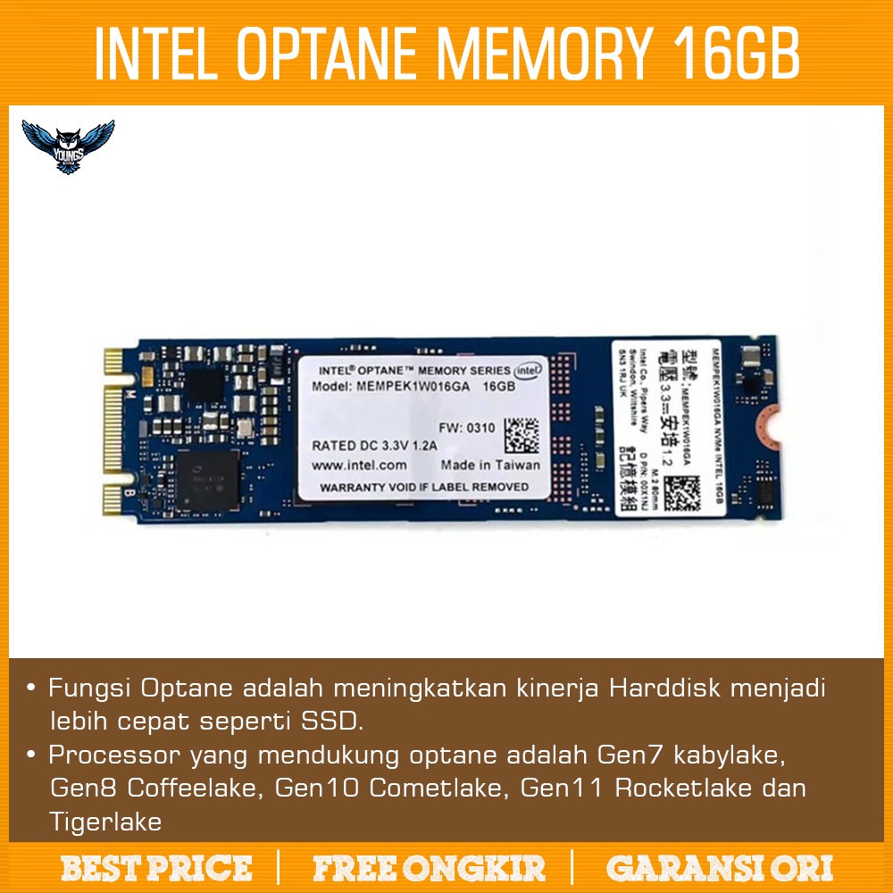 Intel Optane Memory M.2 16GB