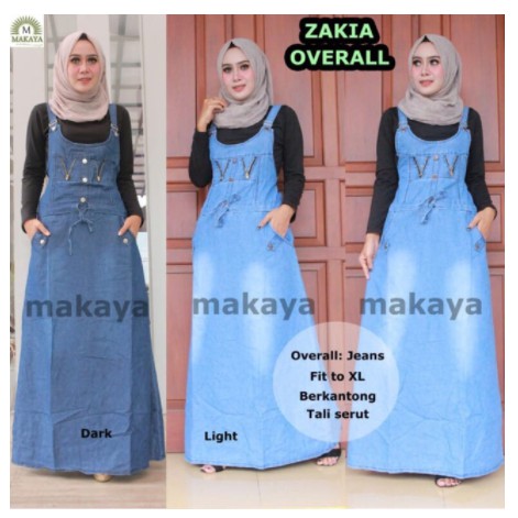 OVERALL JEANS ZAKIA || denima || benty jeans wash