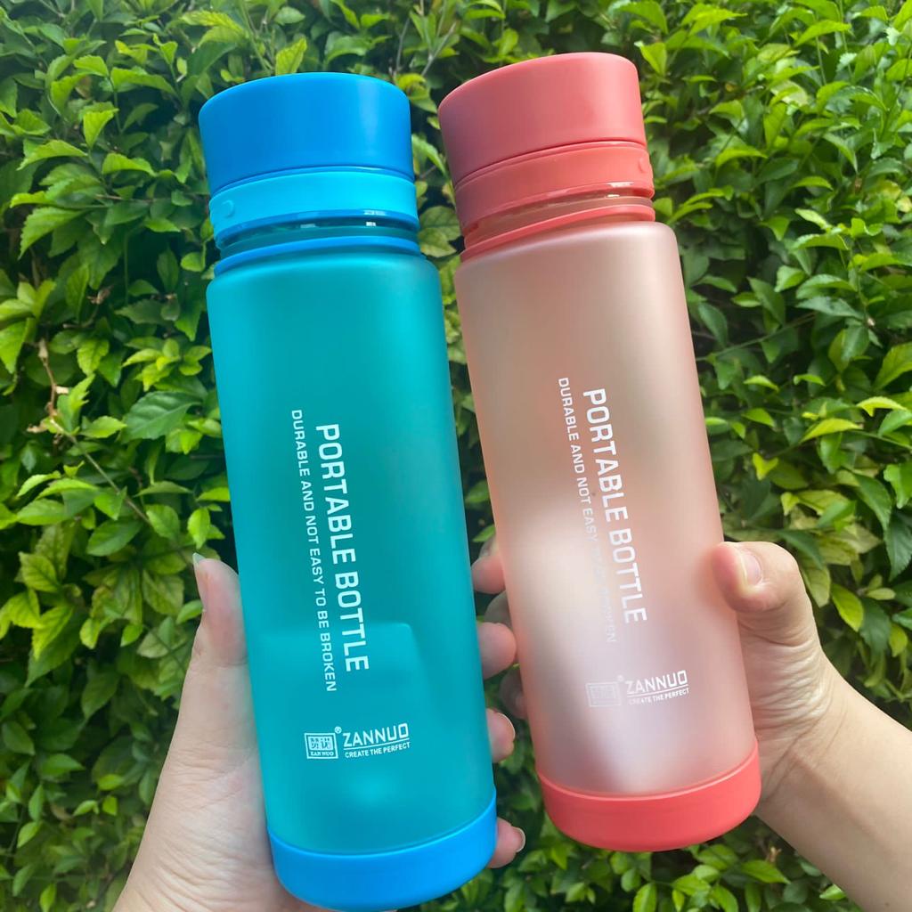 (COD) Tumbler Botol Minum Portable Bottle 1L Warna Bening