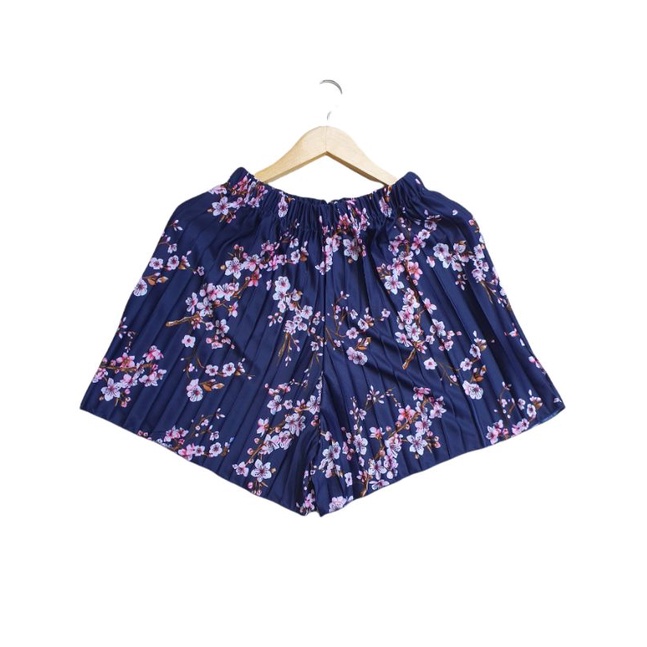 HOTPANTS PLISKET MOTIF SAKURA