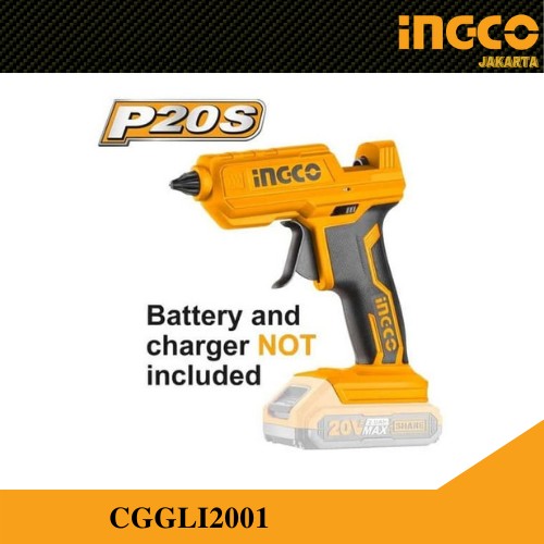 GLUE GUN CORDLESS 20V / LEM TEMBAK BATERAI INGCO CGGLI2001