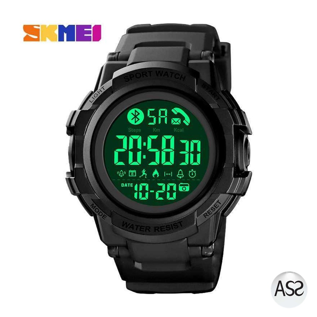 ASS Shop - SKMEI Jam Tangan Smartwatch Pria Bluetooth Pedometer - 1501