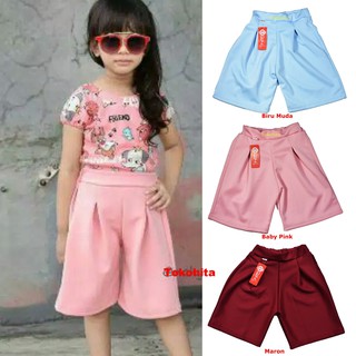 BIG PROMO Size M (2-5 Thn) Celana Kulot Anak Celana 