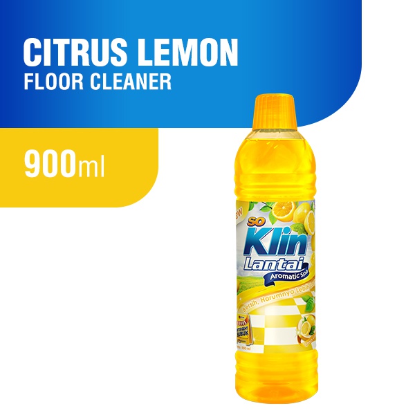 So Klin Pembersih Lantai Kuning Botol 900 ml