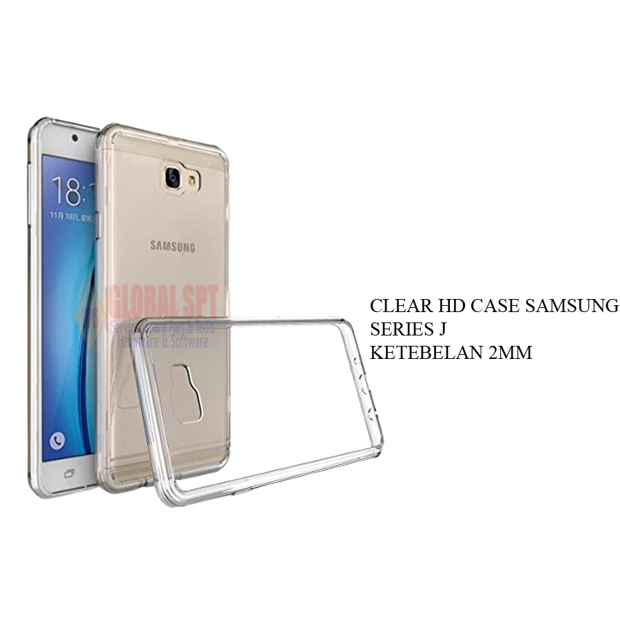 CLEAR HARD CASE TRANSPARAN KETEBALAN 2MM / SAMSUNG J2 CORE / J2 PRIME / J4 2018 / J4 PLUS / J6 2018 / J6 PLUS / J7 / J8 / A6 PLUS