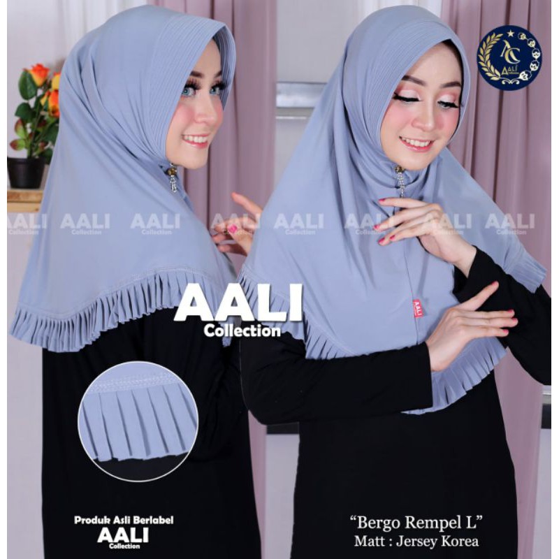 Aali Collection Jilbab Rempel Jersy Korea