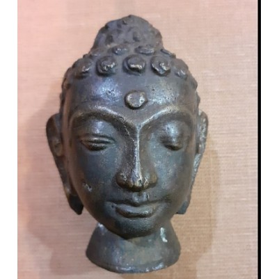 Patung Perunggu Kepala Budha