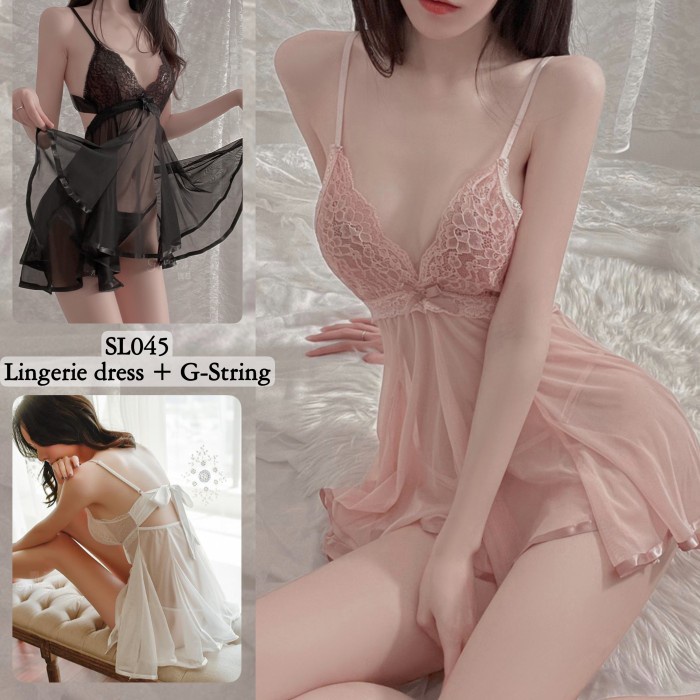 Lingerie Sexy Baju Tidur Sexy Transparan Wanita / Baju Tidur Sexy 45 #98