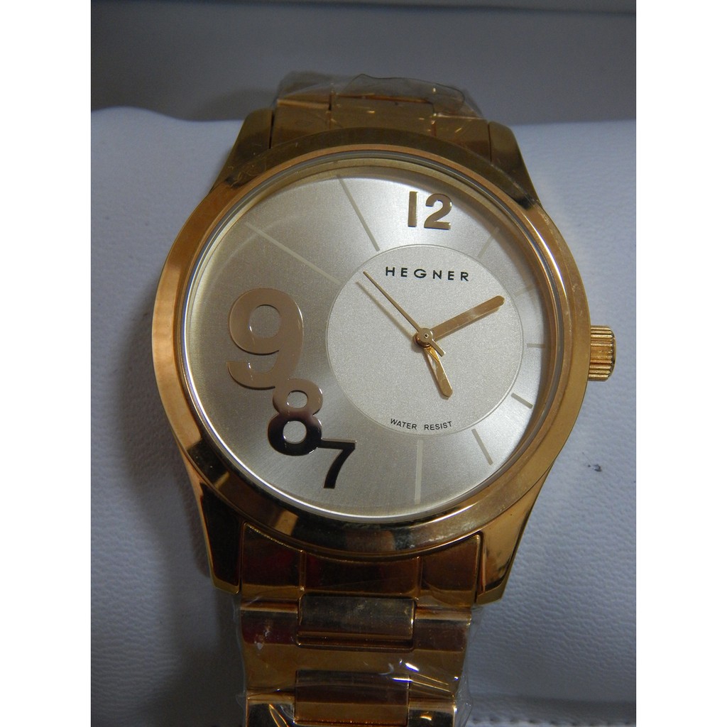 Jam tangan pria original hegner 1229M-Gold