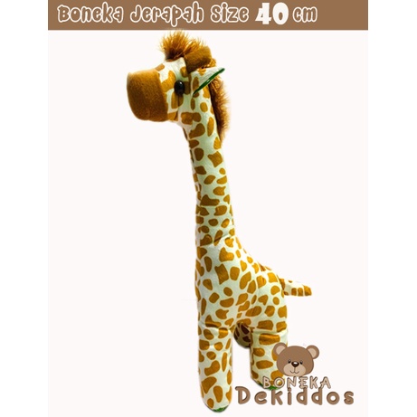 Boneka Jerapah 40 cm / boneka animal karakter / boneka binatang besar