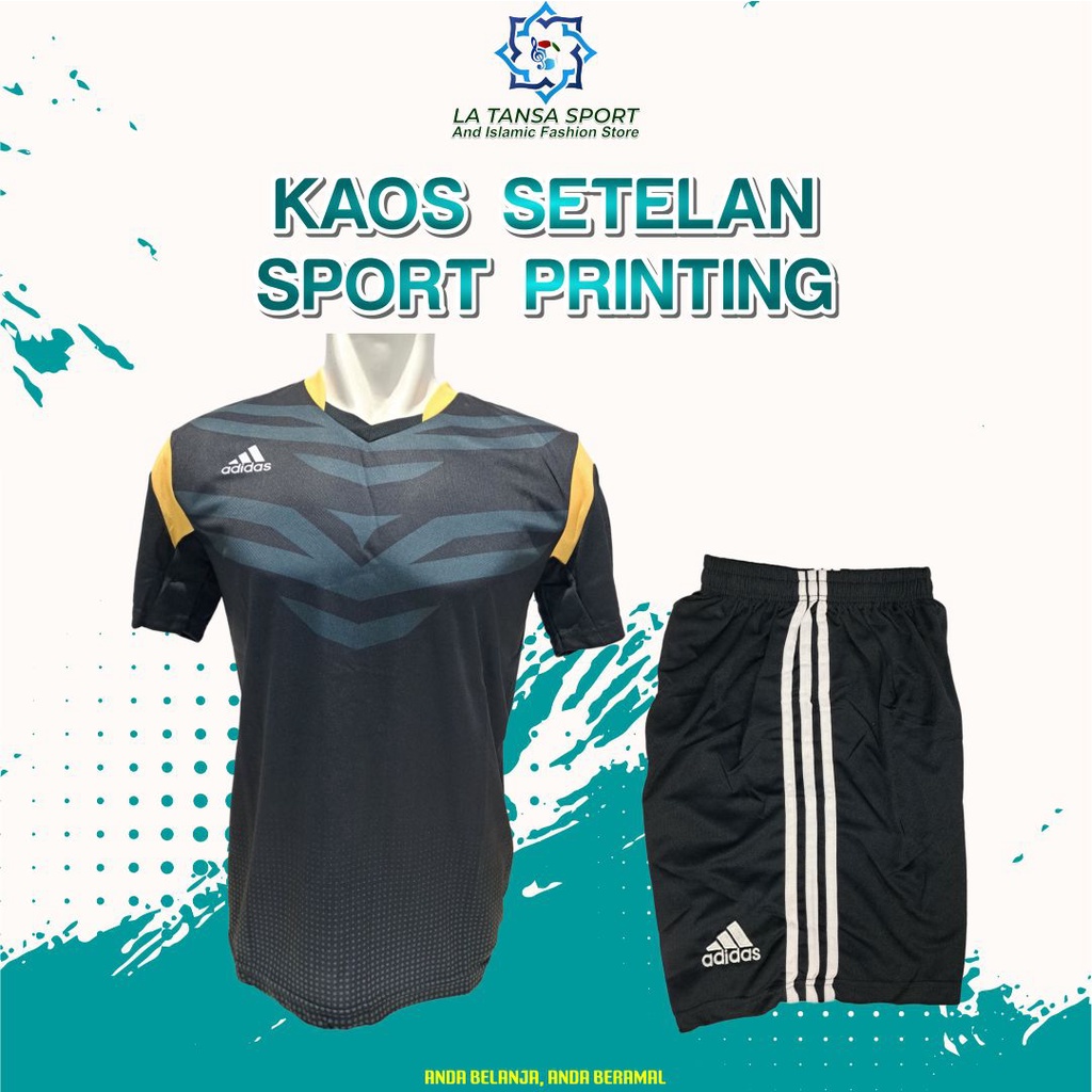 KAOS SETELAN SPORT PRINTING