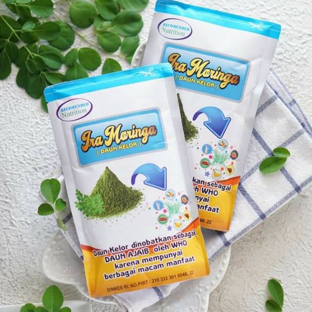 

BEST SELLER..!!Serbuk Daun Kelor/IRA MORINGA/PENAMBAH NAFSU MAKAN