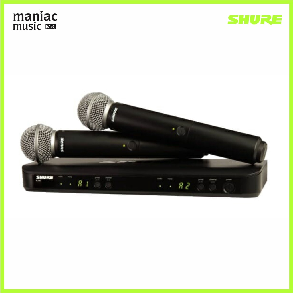 Shure BLX288A BETA58 - Wireless Dual Vocal System. With Two Beta 58A