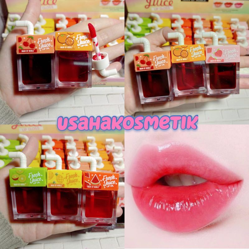 ECER!! IMAN OF NOBLE LIP TINT GELAS  ES CREAM/CONE MATTE GLOSSY NO. 7040/ 7071A