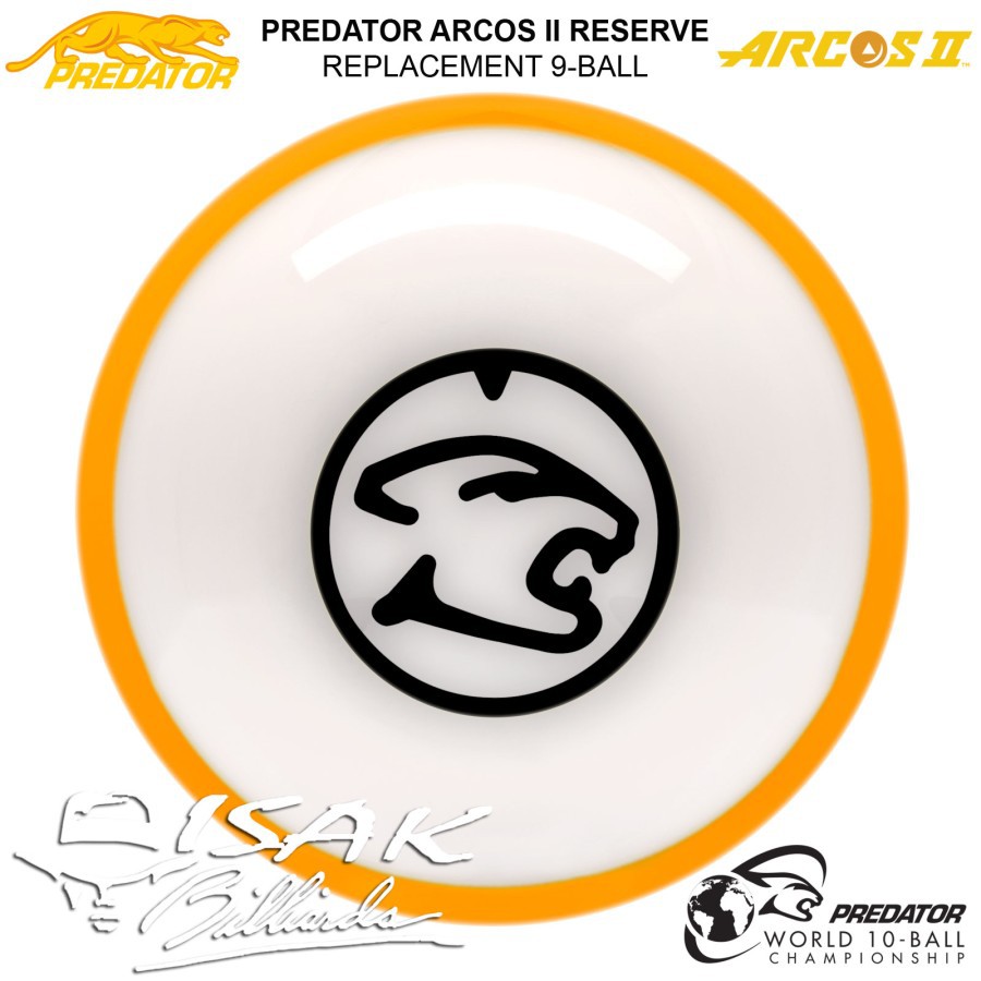 Predator Arcos II 9-Ball | Replacement Bola Eceran Billiard Pool Balls