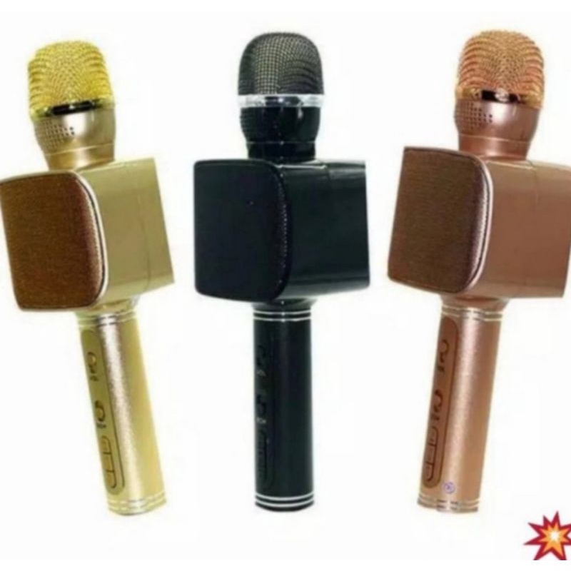 Mic Karaoke Bluetooth Ys68 - Mic Smile YS 68 - Mix YS68 Microphone - Kuning