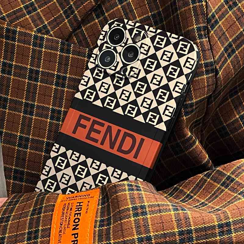 Casing Silikon Motif Logo FENDI Untuk IPhone 7 8 Plus XR XS Max SE 11 Pro Max 12 13 Pro Max