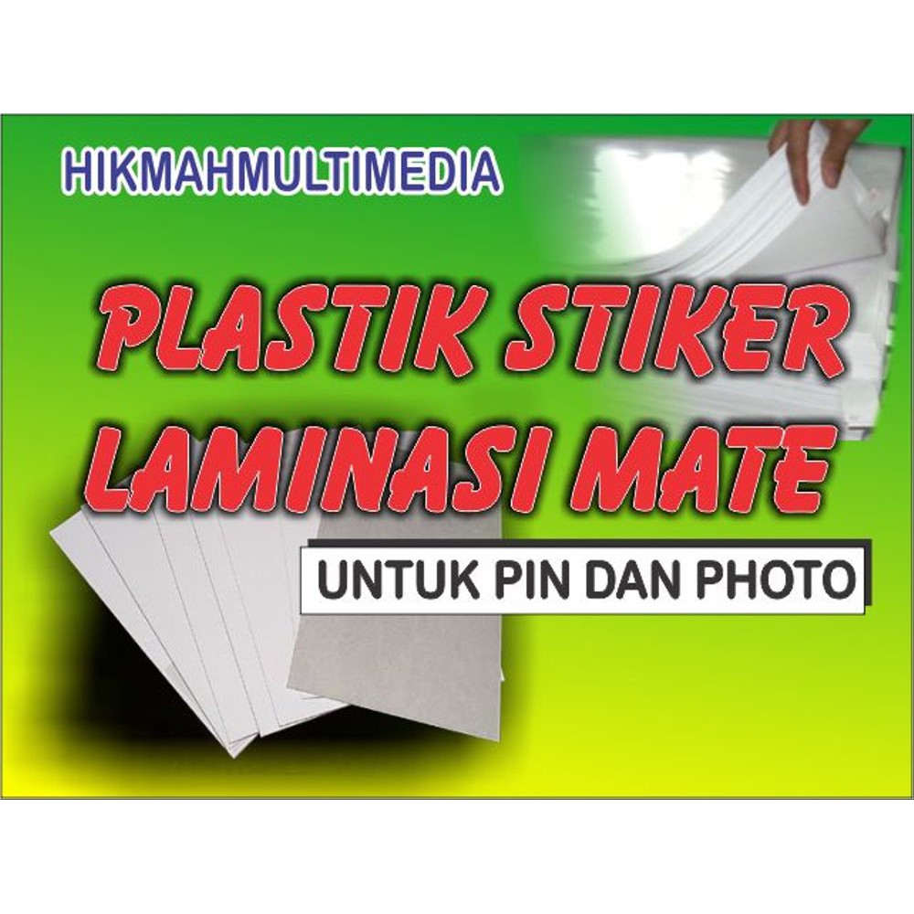 

STIKER LAMINASI DOFF / MATT SEBAGAI PELAPIS HASIL PRINT , BUKAN UNTUK DI PRINT Limited