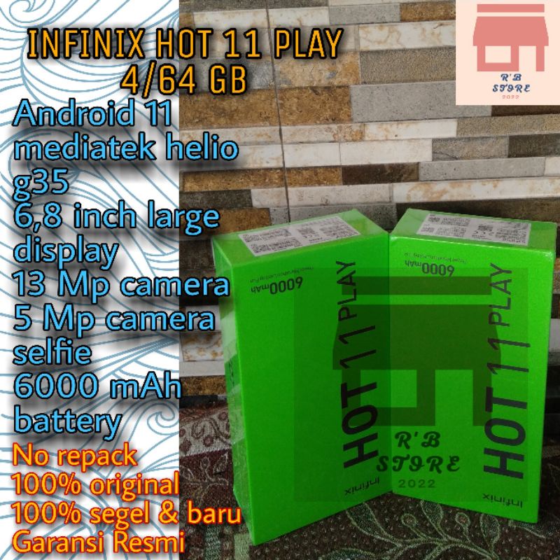 INFINIX HOT 11 Play 4/64 gb