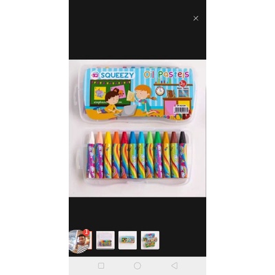 

1 BOX 12 WARNA CRAYON OIL PASTEL
