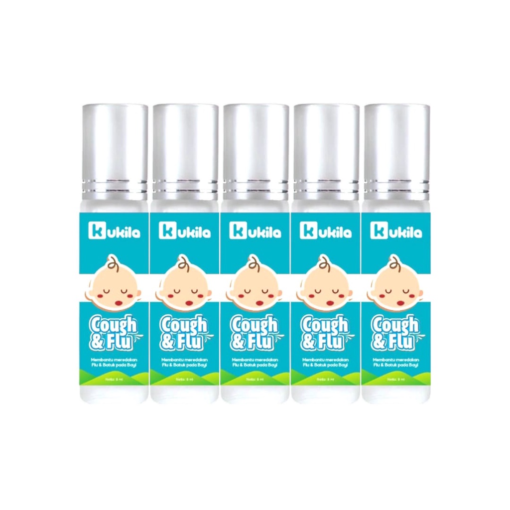 Jual Kukila Essential Oil Cough & Flu 5pcs Obat Batuk Pilek Hidung