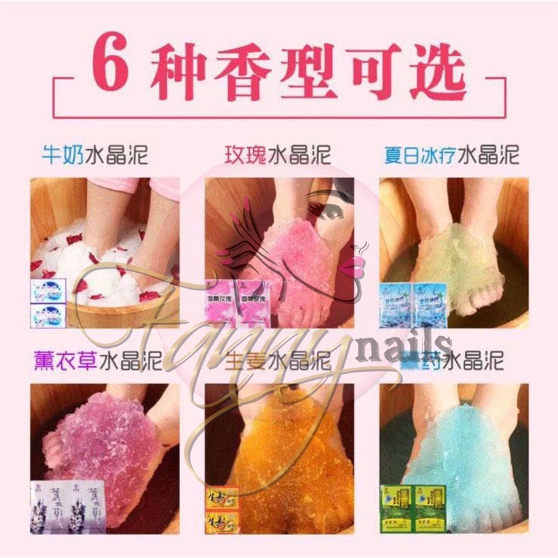 JELLY FOOT SPA PEDICURE / JELLY DETOX TREATMENT PEDICURE foot bath salt spa penghilang bau kaki