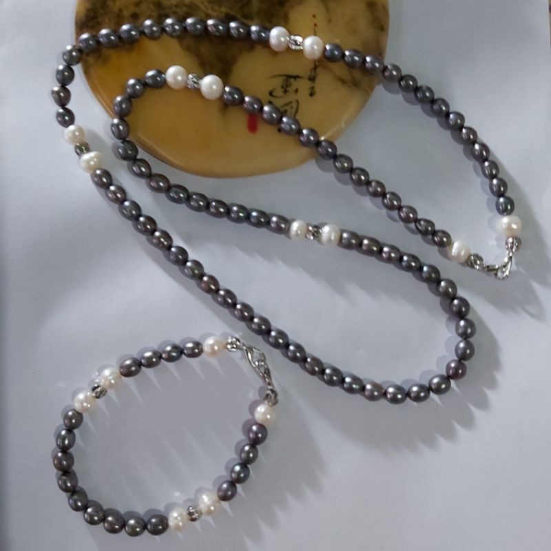 Satu set strap dan konektor masker 2 in 1 Mutiara Asli Lombok