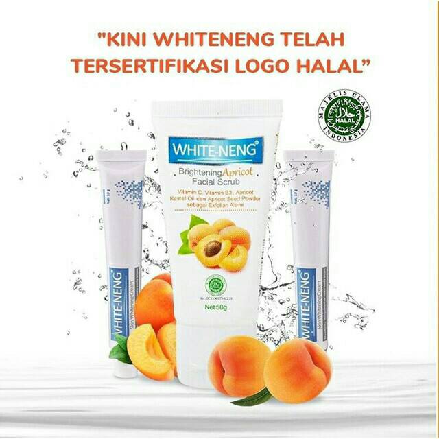 Whiteneng Brightening Apricot Facial Scrub 50 gr