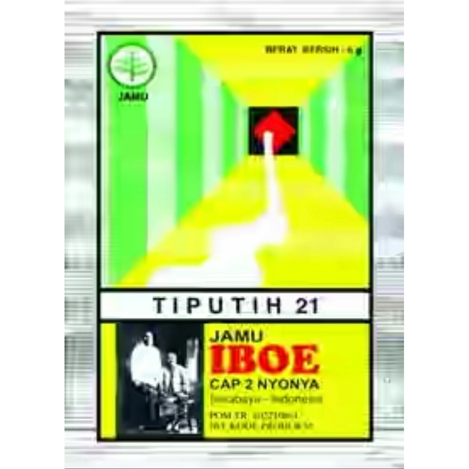 

TIPUTIH 21 jamu iboe cap 2 nyonya