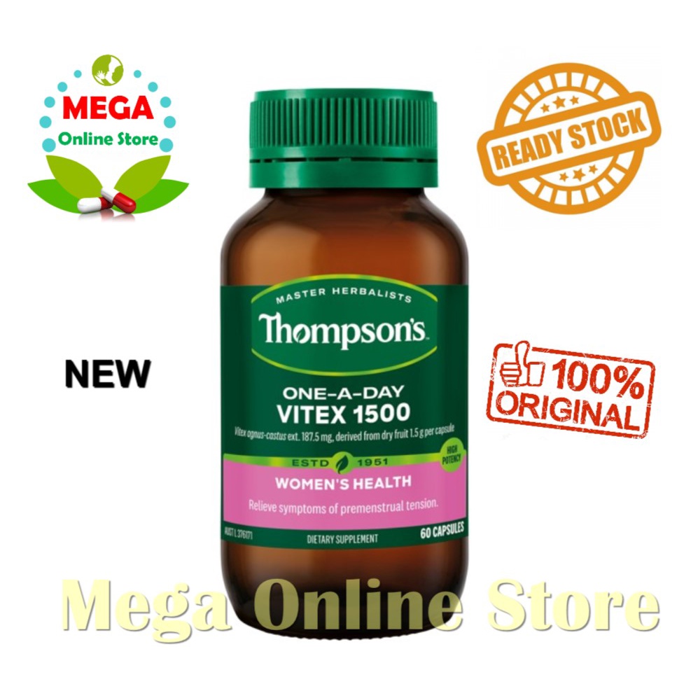 Thompson Vitex 1500 High Potency One-A-Day 60 Kapsul