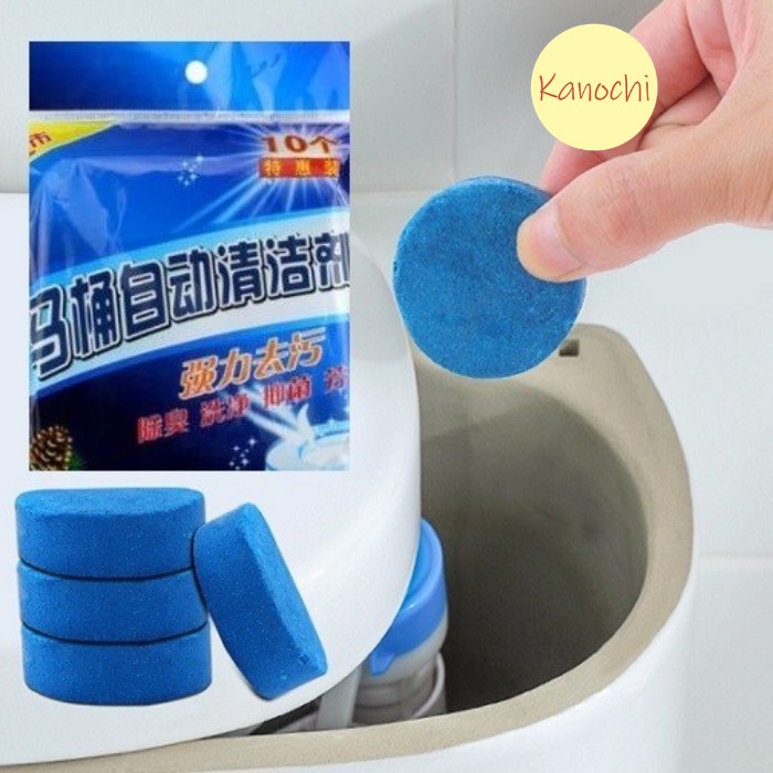 Tablet Biru Pembersih Toilet Penyegar Kloset 50g Blue Cleaner Anti Bau